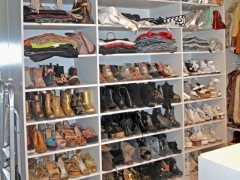 Sector Zapatos en Melamina Blanca